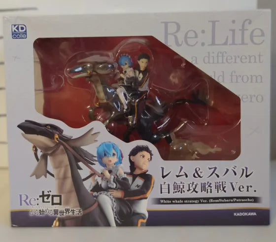 【SF】In Stock KADOKAWA KDcolle Re Life A Different World From Zero Natsuki Subaru REM Figures Original Collection Anime