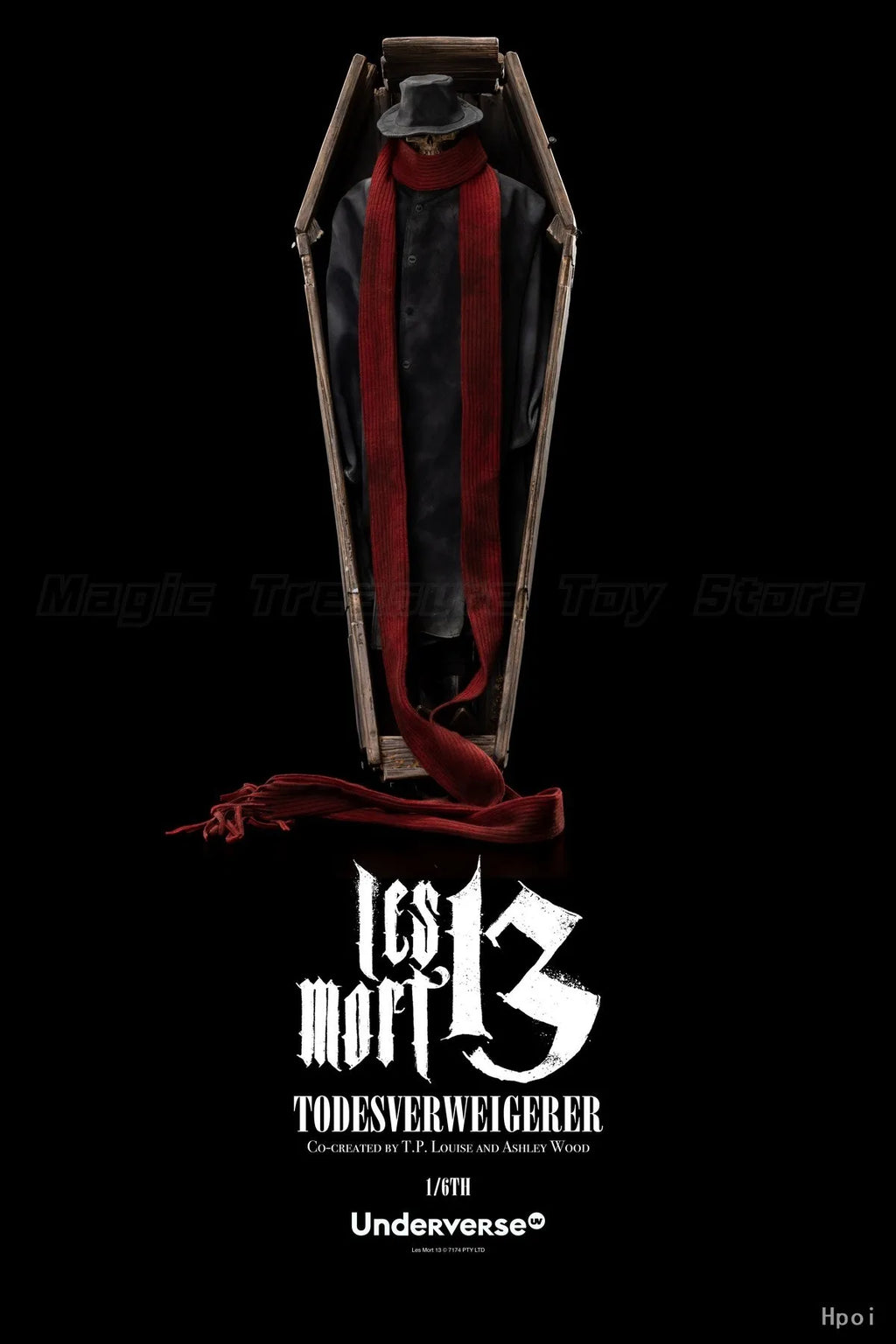 【In Stock】Original Underverse LES MORT 13 1/6 Action Figure Ornaments Gifts Toys