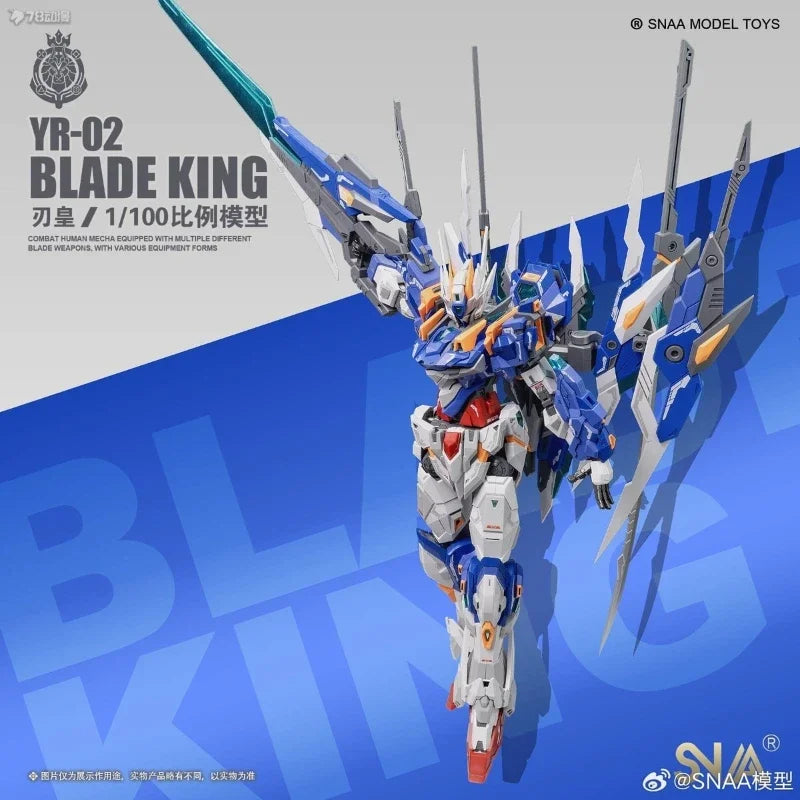 SNAA Original Emperor Series Blade Sovereign Anime Action Figure Assembly Desktop Ornament Model Toys Collectible Model