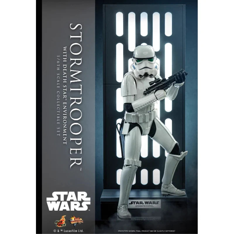 In Stock Hottoys MMS736 Star Wars Stormtrooper White Death Star Environment 1/6 Animation Action Figure Toy Model Collection