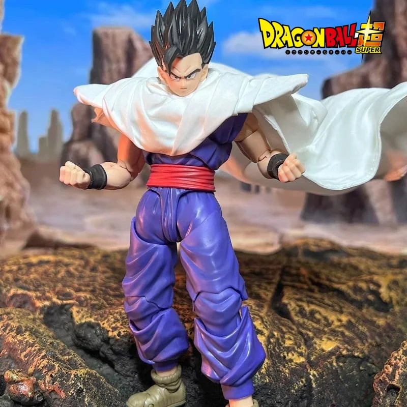 Dragon Ball Z Super Shf Series Anime Piccolo Give Son Gohan Cloak Handmade Clothing Suitable for 1/12 Size Movable Humanoid