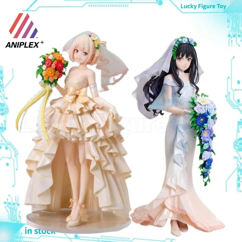 【In stock】ANIPLEX+ Lycoris Recoil Inoue Takina Nishikigi Chisato Wedding Version 1/7 Anime Figures Beautiful Model Ornaments