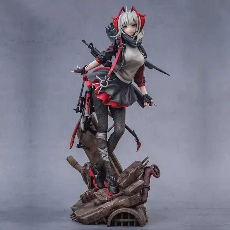 26cm Arknights Anime Game Figure W Armed Beautiful Girls Peripherals Kawaii Manga Figures Collection Model Dolls Kids Toys Gift