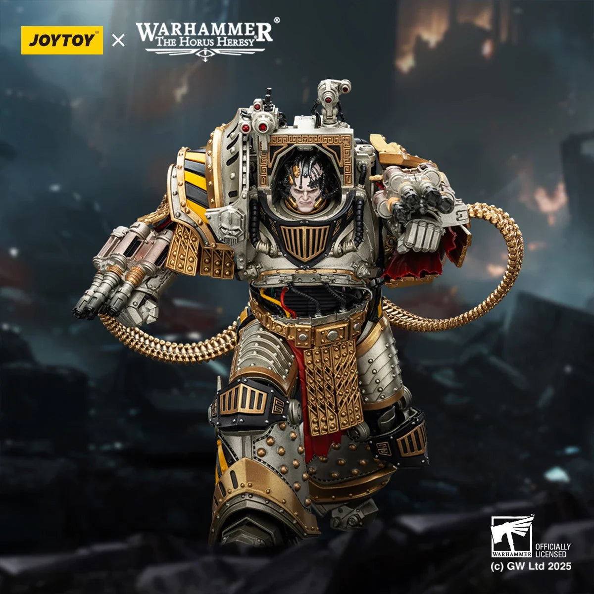 【Pre Sale】Original JOYTOY 1/18 Action Figure Warhammer The Horus Heresy Iron Warriors Perturabo Primarch of The LVth Legion
