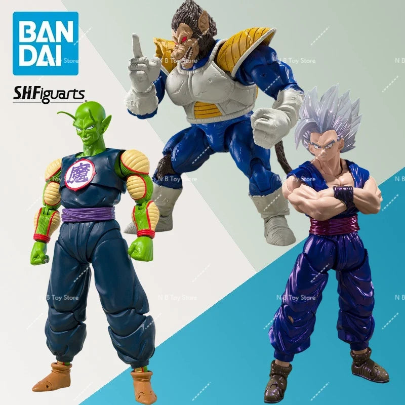 In Stock Bandai SHF Dragon Ball Great Ape Vegeta Gorilla Giant Ape Bick Great Demon King Sun Gohan (Beast Form) Collection Gift