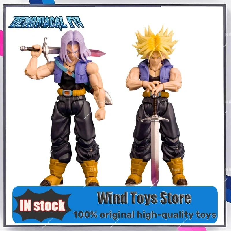 Demoniacal Fit Shf Dragon Ball Z Super Saiyan Action Figure Trunks The Boy From The Future Son of Tomorrow in Stock Model Toys