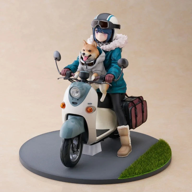 F:NEX LAID-BACK CAMP Shima Rin 100% Original genuine 205mm PVC Action Figure Anime Figure Model Toys Figure Collection Doll Gift