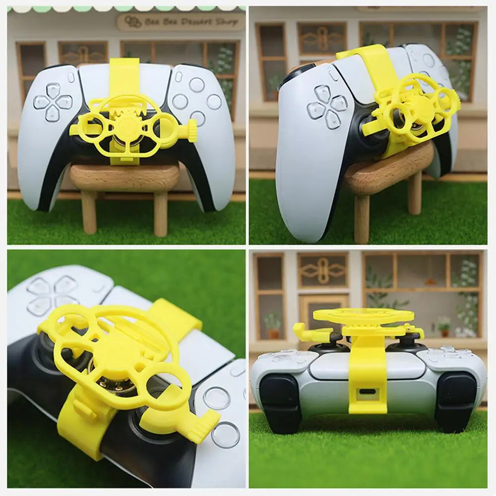 Colorful Gamepad Steering Wheel Accessories Mini 3D Printing For PS 5 Game Controller Auxiliary Replacement Accessories