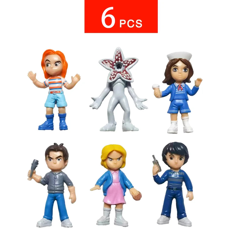 TV Figure Stranger TV Plays Figure Toy Will Byers Eleven Dolls Action Figure Cake Collect Decoration Gift