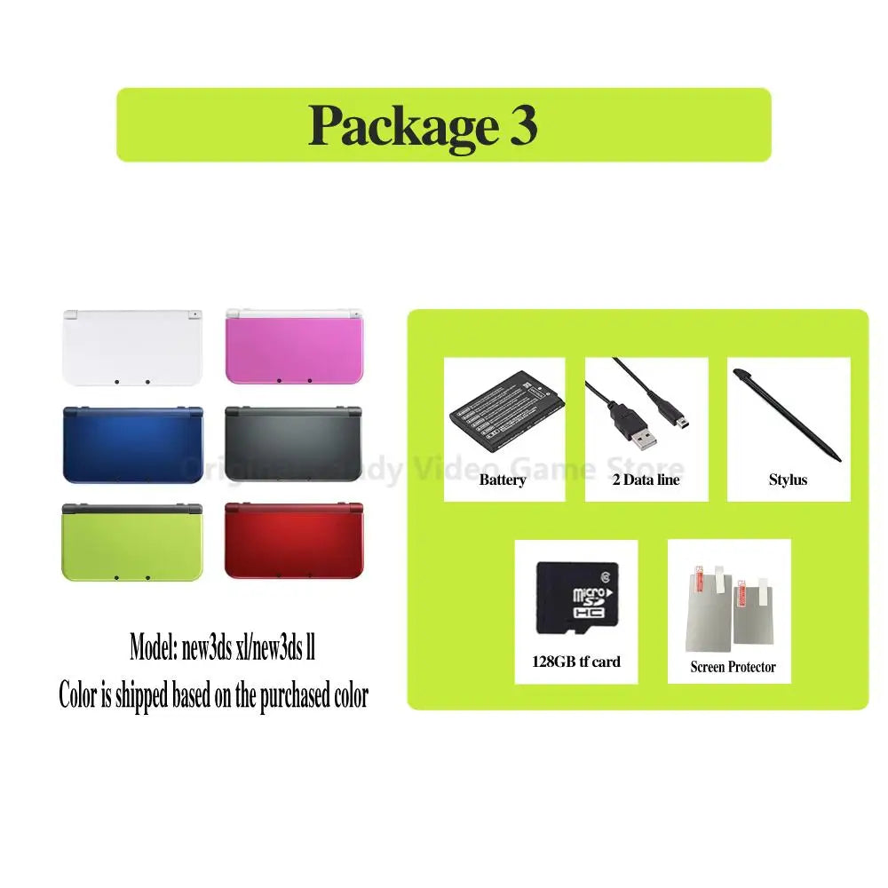 Original handheld video game console suitable for new 3ds ll/xl built-in NFC glasses-free 3d function classic video games