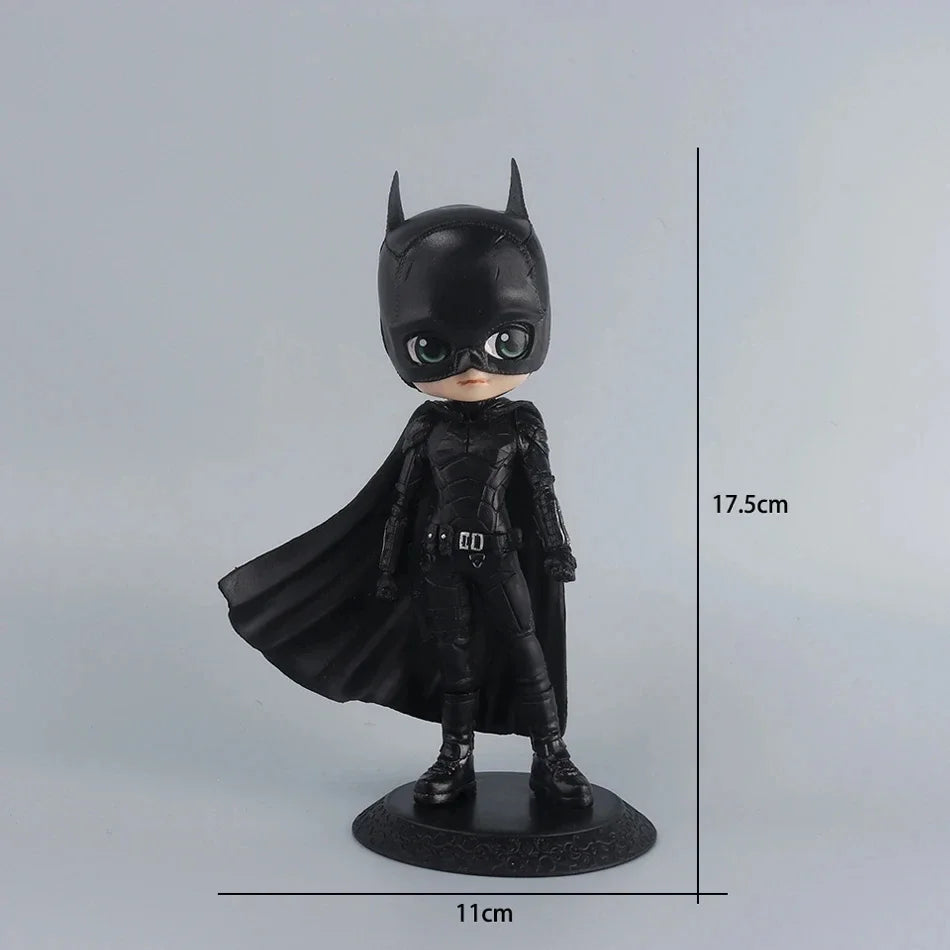 Popular Q Version Big Head The Avengers 8-17.5cm Figure Superman Supergirl Batman Spider Man Model Ornaments Anime Periphery Toy