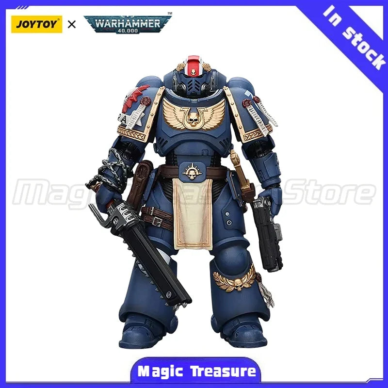 【MT】JOYTOY Warhammer 40K Ultramarines Titus with Laurels of Victory 1/18 Action Figure Model Toy