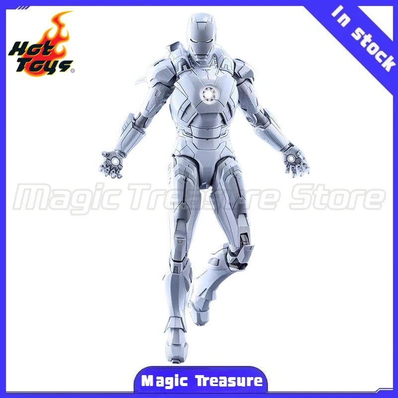 【MT】Hot Toys MMS329 Marvel Iron Man White Limited MK7 1:6 Scale Collection Doll Model Toys