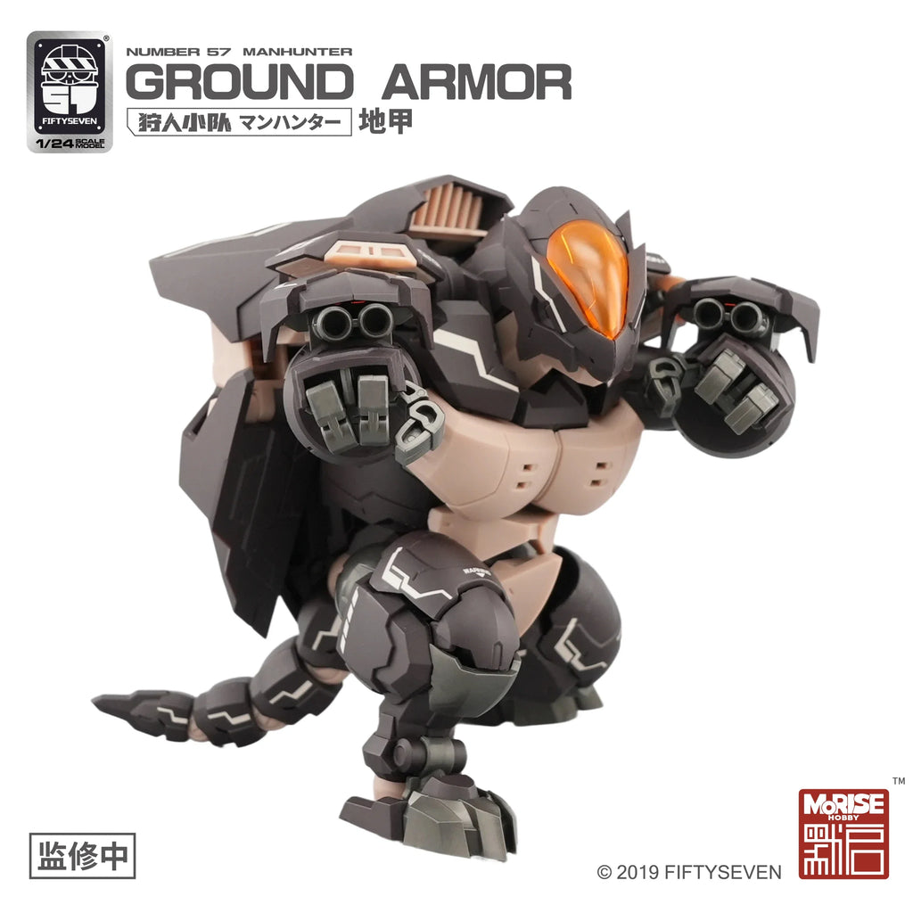 FIFTYSEVEN Number 57 No.57 Manhunter GROUND ARMOR Turtle Armored Puppet Squad 3PCS Turtle Driver 1/24 Assemble Action Figure