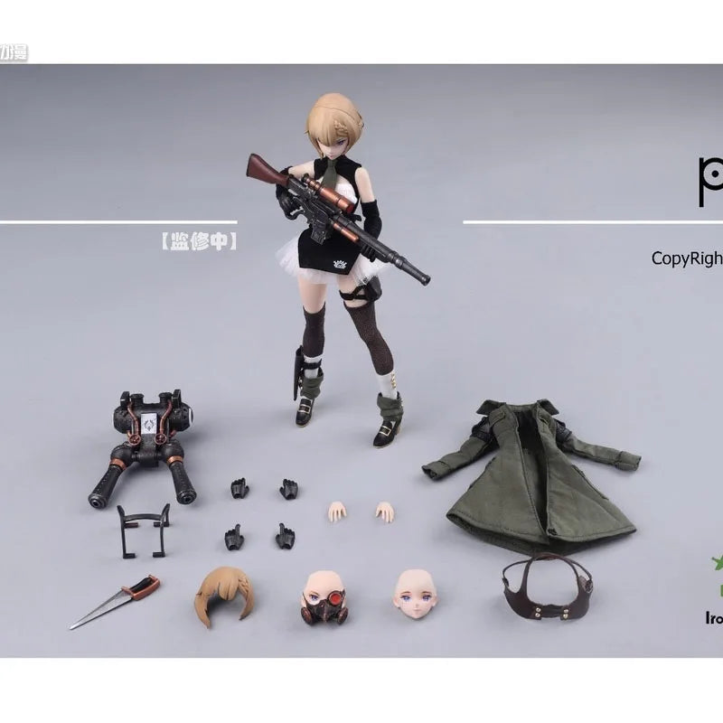 HASUKI Original Pocket Art PA 001 Emilia 1/12 Anime Action Figures Toys for Boys Christmas Gift Collectible Model Ornaments