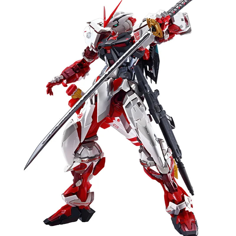 Bandai Original Mobile Gundam METAL BUILD GUNDAM ASTRAY RED FRAME 180mm Anime Action Figures Toys for Boys Gift Model Ornaments