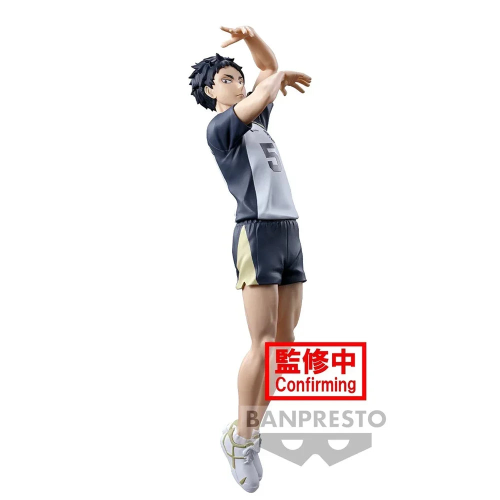 Original Bandai Posing Figure Haikyuu!! Kotaro Bokuto Akaashi Keiji Collection Ornaments Figure Toys Birthday Gift