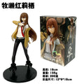 22.5CM Anime Steins;Gate Makise Kurisu Dream Tech Figure 1/7 White Coat Style Standing model toy doll Aciton Figure PVC