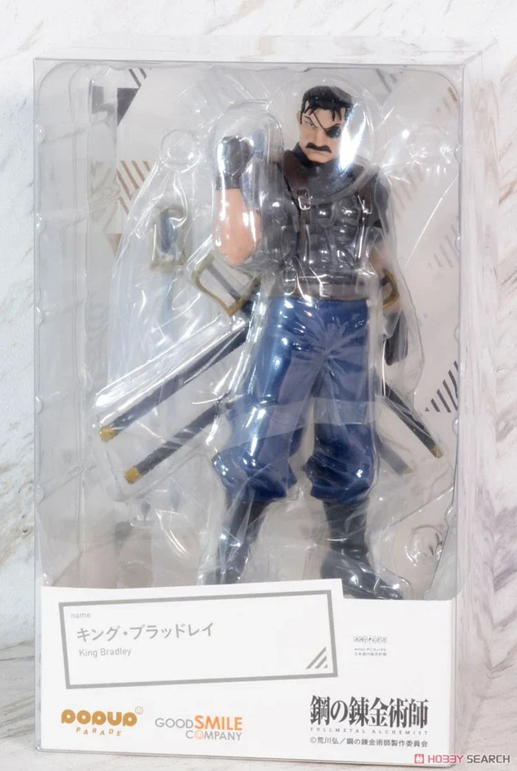 Original Brandneu Auf Lager GSC Pop Up Parade King Bradley Figur Fullmetal Alchemist Anime Sammlerstück Geschenk