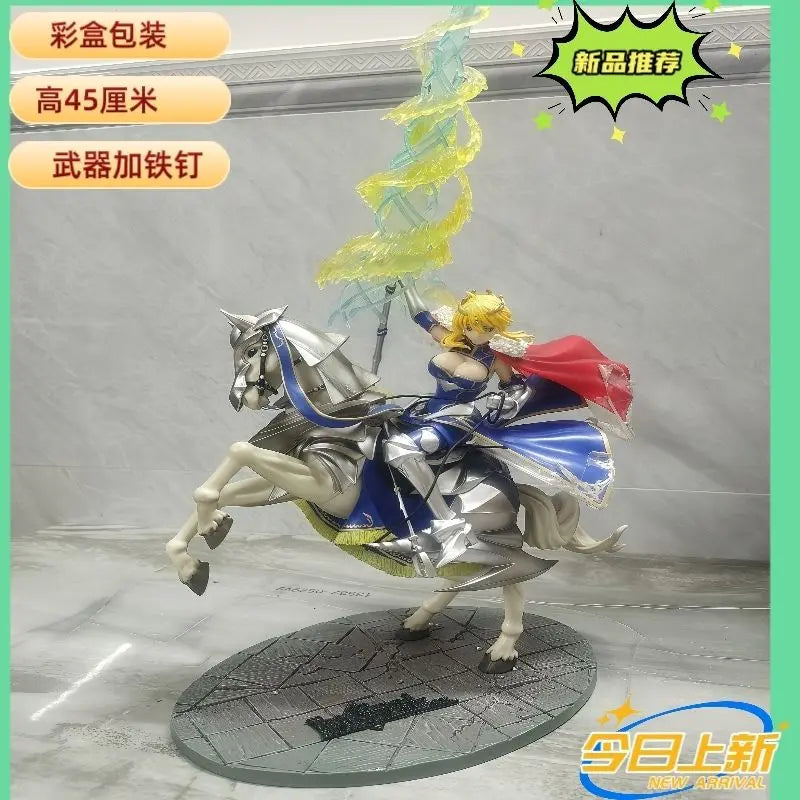 Saber White Spear Figure Large Model Ornament Fate Saber King Spear Saber White Knight Our King XH/AY/TK Factory