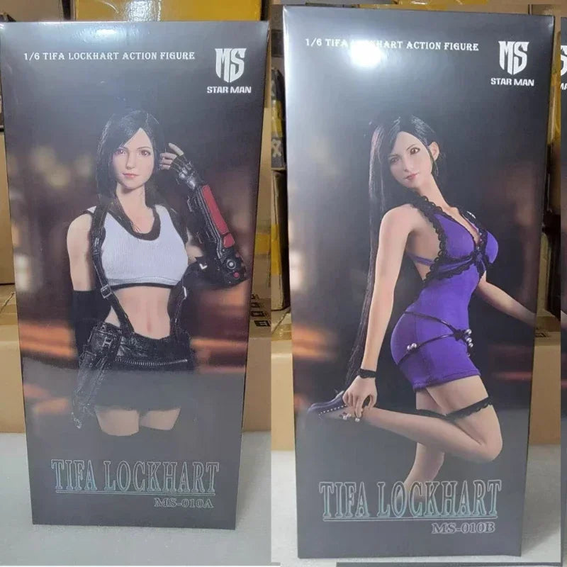 In Stock STAR MAN MS-010 1/6 Tifa Movable Eyes Action Figure 12'' Female Soldier Figurine Full Set Collectible Model Toy