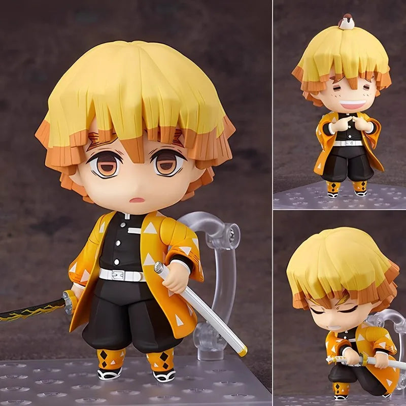 10CM DemonSlayer Complete Series Q-Version KO Articulated Action Figures Model Kit Desktop Ornament BOY PVC Trendy Toys Fun Gift