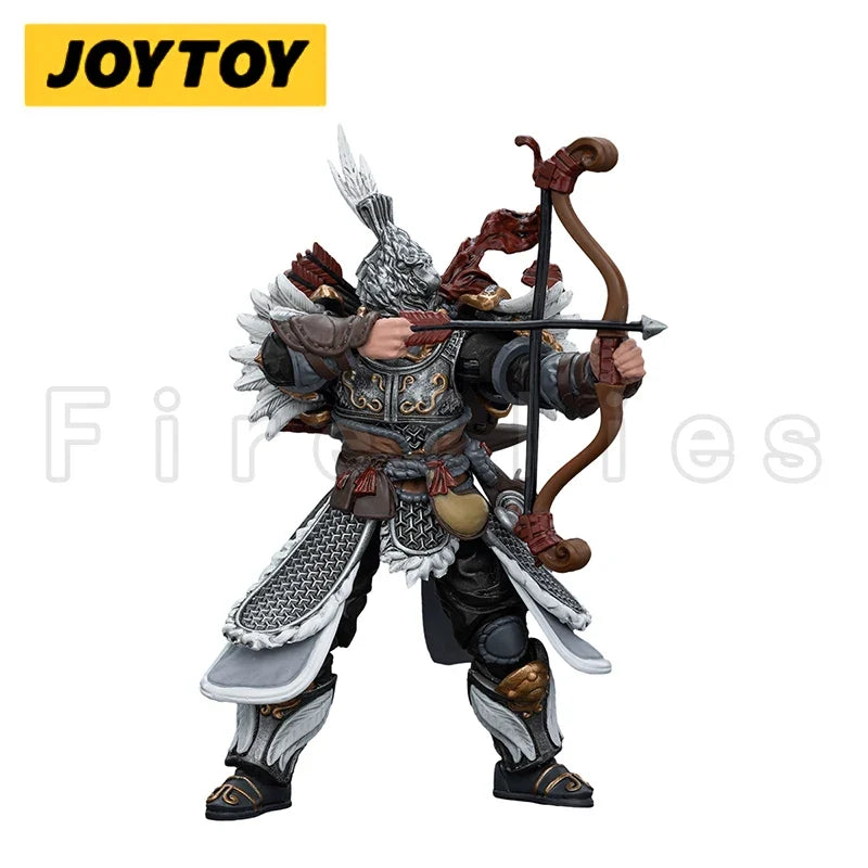 1/18 JOYTOY Action Figure Dark Source JiangHu Northern Hanland Empire White Feather Snowfield Archery Cavalry Horse