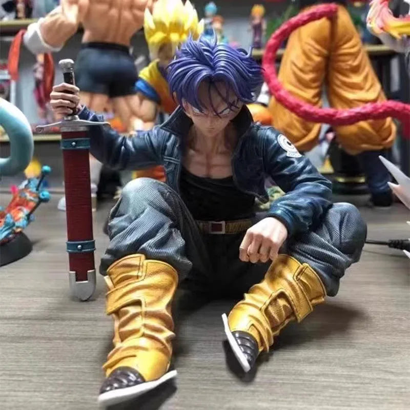 Dragon Ball Z Anime Figure Trunks Action Figurine Super Saiyan Gk Pvc Statue Model Decoration Collection Christmas toy Gift
