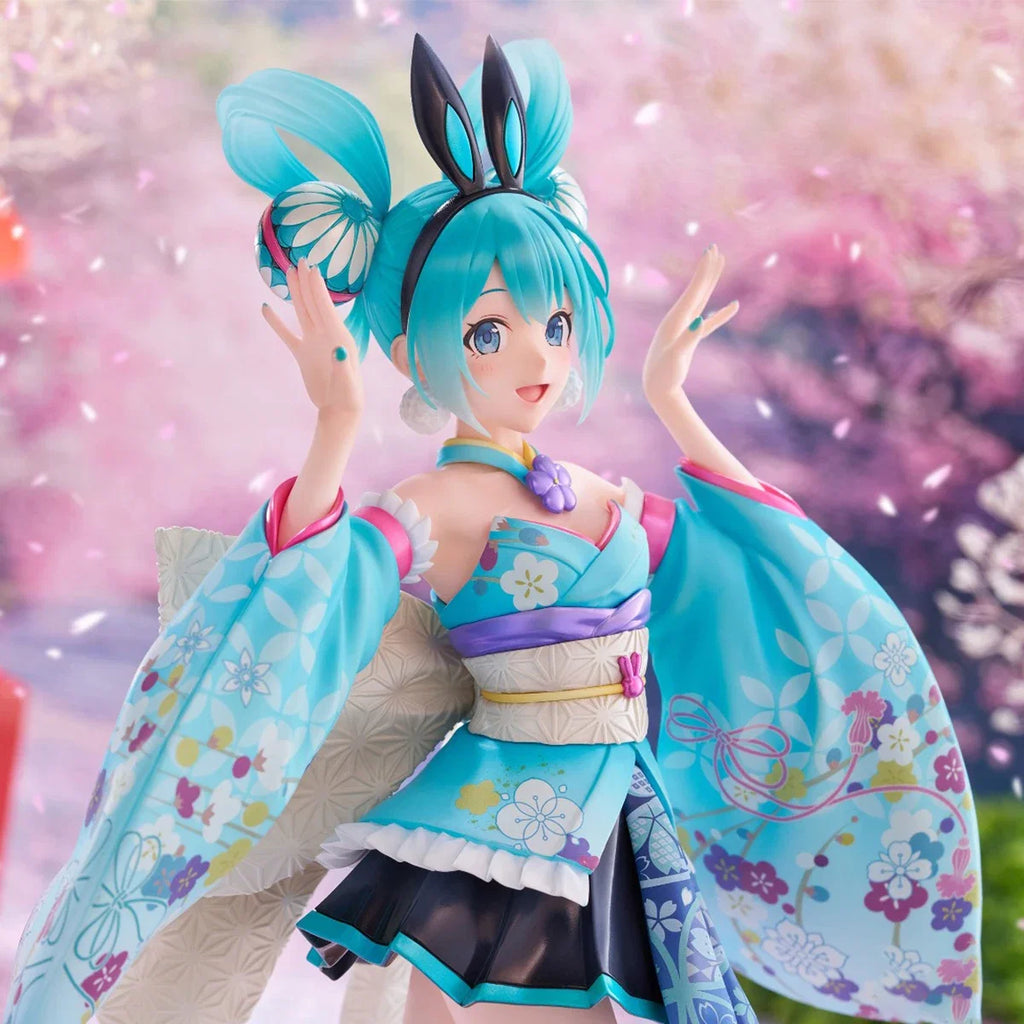 Original FuRyu F:Nex 1/7  Piapro Characters - Hatsune Miku Wa-Bunny Anime Action Figures Model Collectio Toy Gifts Toys
