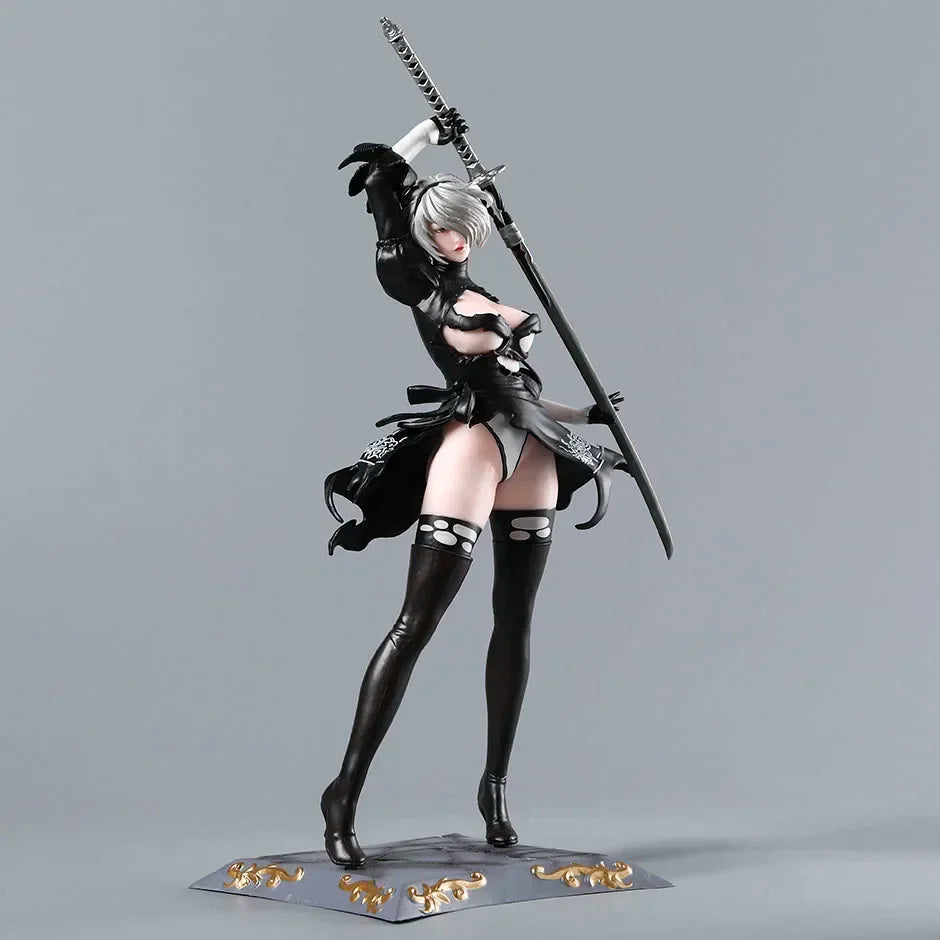 NieR Automata 2B YoRHa No.2 Type B 1/7 Scale Figure Model PVC Toy Display Gift Collection Statue