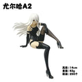 Original Sega NieR:Automata Ver1.1a Chokonose Premium Figure A2 YoRHa Type A No.2 Anime Figure Action Model Collectible Toys Gif