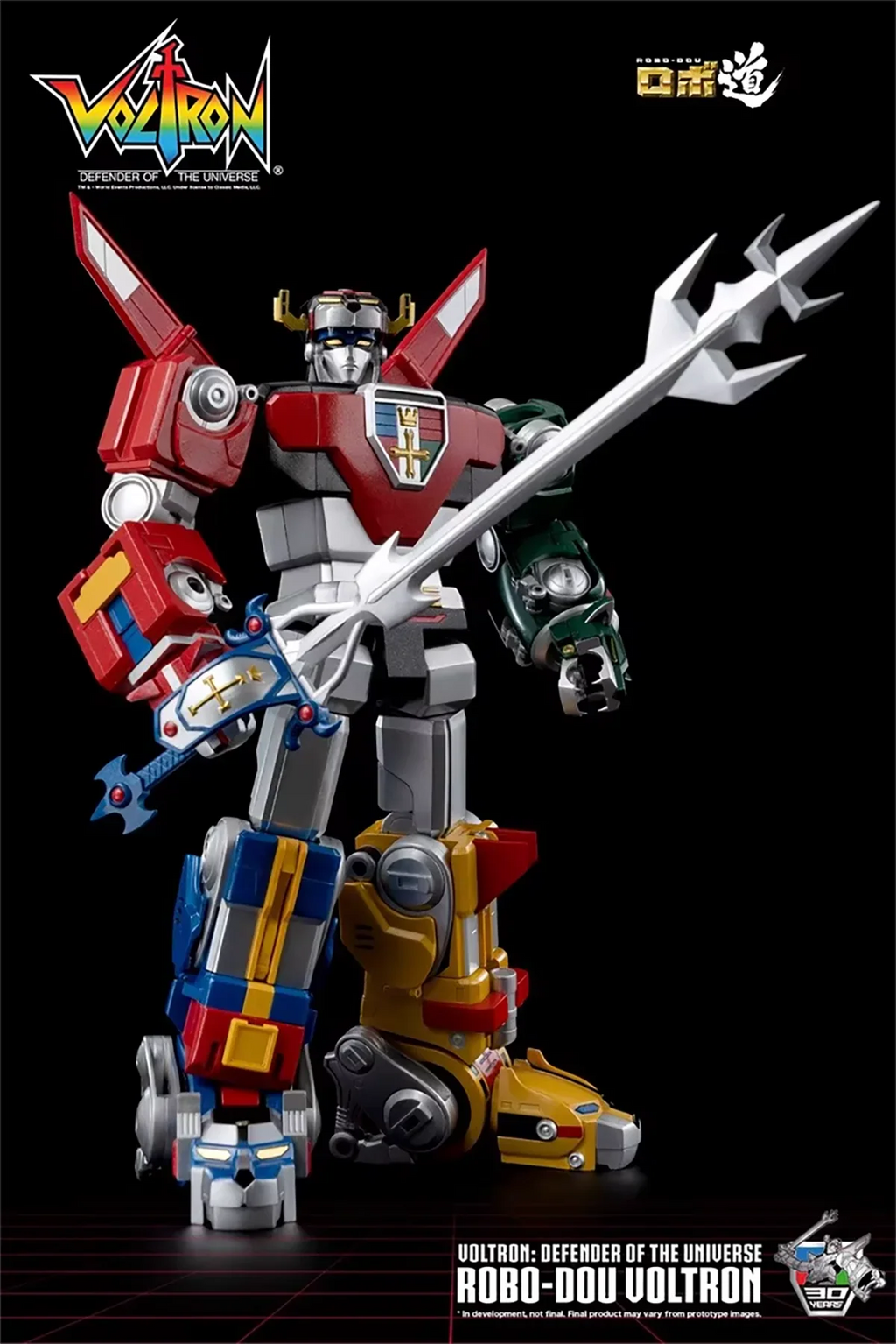 Original 3A ROBO Road 3Z02050W0 Voltron: Defender of the Universe movable finished product Action Figure Model 27CM