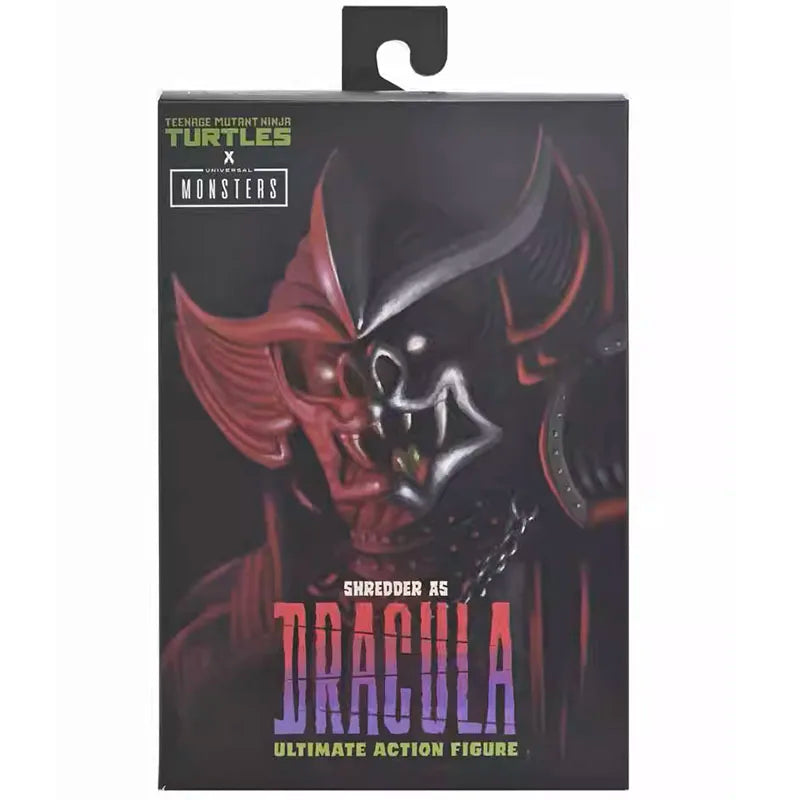 Universal Monsters Figure NECA Teenage Mutant Ninja Turtle Shredder As Dracula Action Figuras 7-Inch Movable Model Original Gift