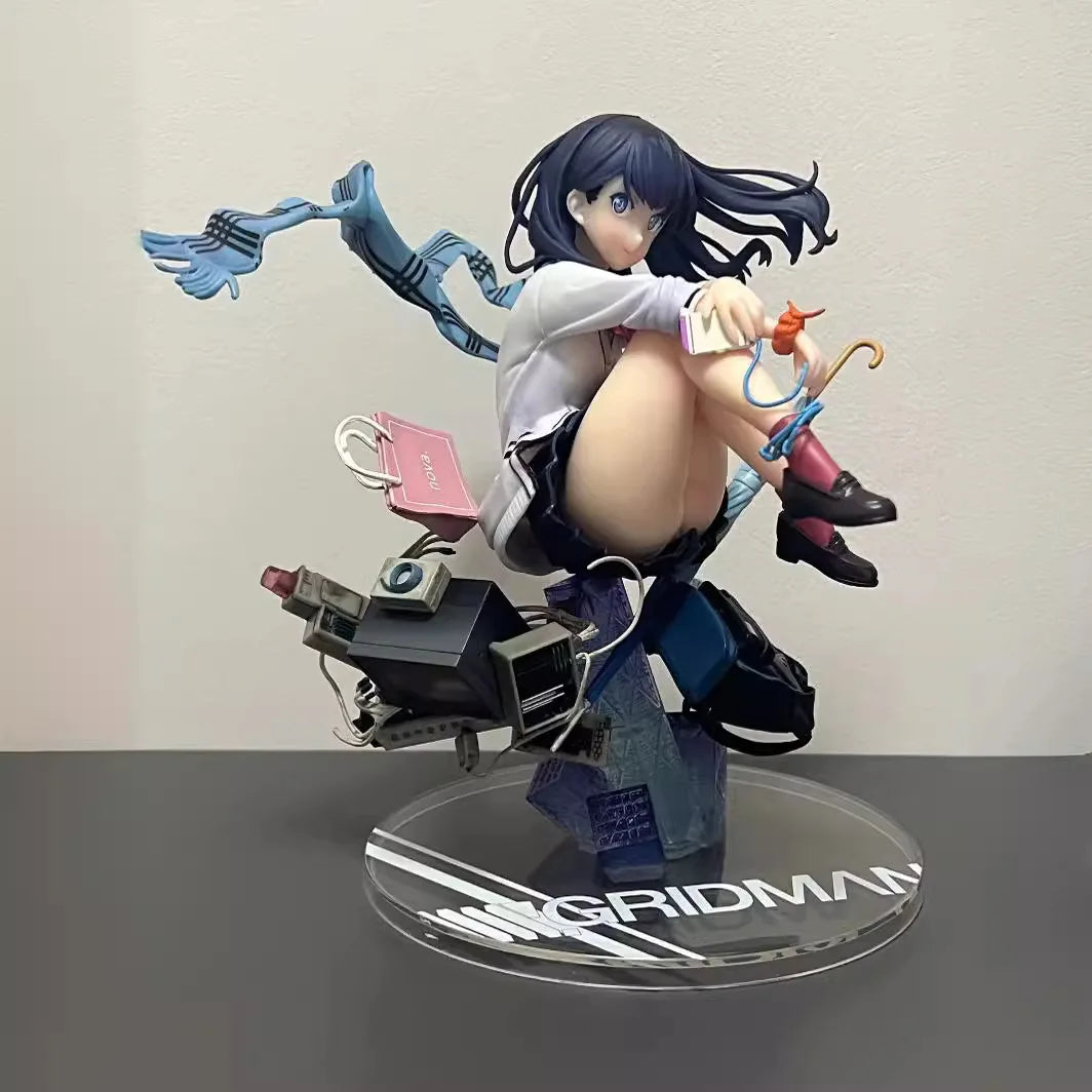 16cm Ssss.Gridman Takarada Rikka Beautiful Anime Girl Figure Model Gk Statue Boy Collection Desktop Decoration Ornament Toy Gift