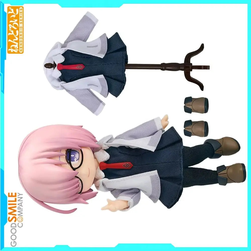 100% Original Good Smile Company Nendoroid Doll Fate/Grand Order Mash Kyrielight Shielder, Casual Clothes Ver. Model Decoration
