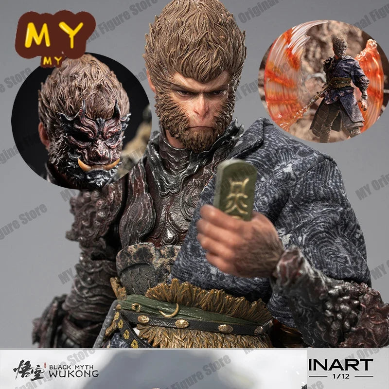 IN STOCK INART Studio Black Myth WUKONG Action Figure DELUXE Wu Kong Destiny Bronze Set Figurine 1/12 Collectible Model Toy Gift