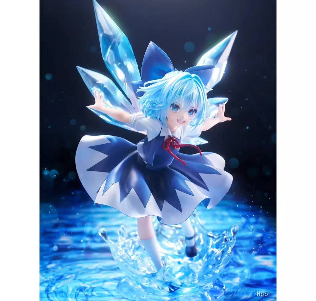 In Stock Touhou Project Cirno 1/7 Scale Animation Peripherals Ornaments Figures Scenery Items Movable Figures Collection Gifts
