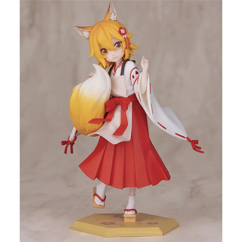 Original Spot Fee Fuchs Anime Figur 19,5 cm PVC Anime The Helpful Fox Senko-San Serie Sammlerfigur Peripherie Spielzeug Figur
