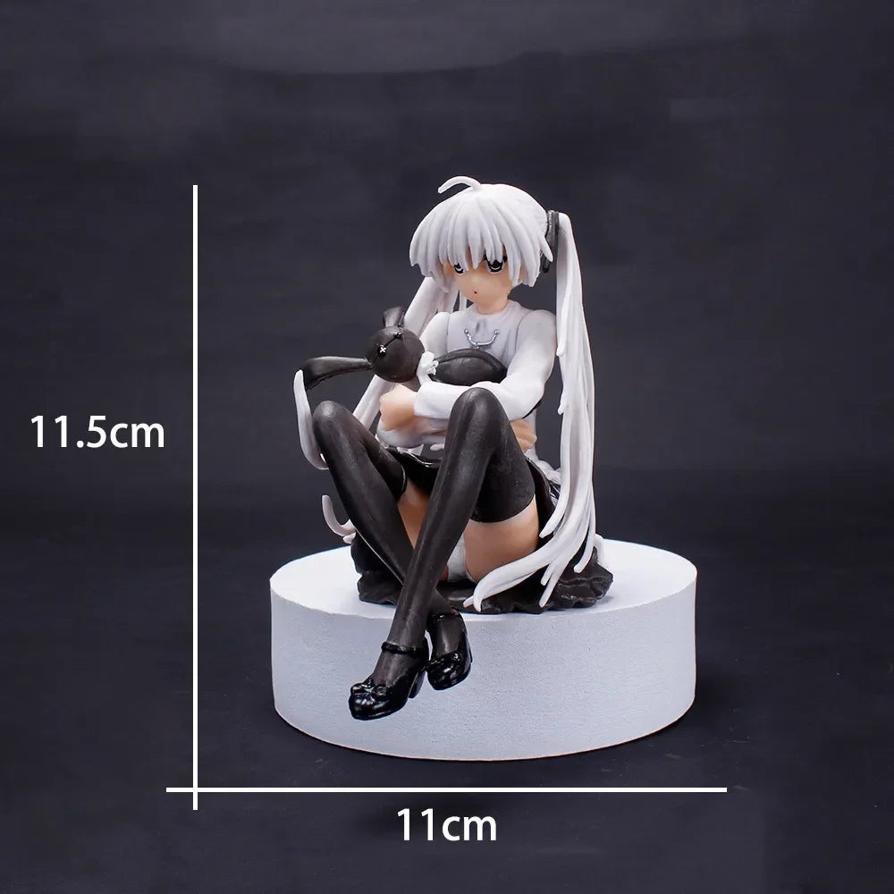 Anime Figure Cartoon kawaiii Yosuga no Sora Kasugano Sora sitting position Action Figure Host Computer Chassis Decor car Ornamen