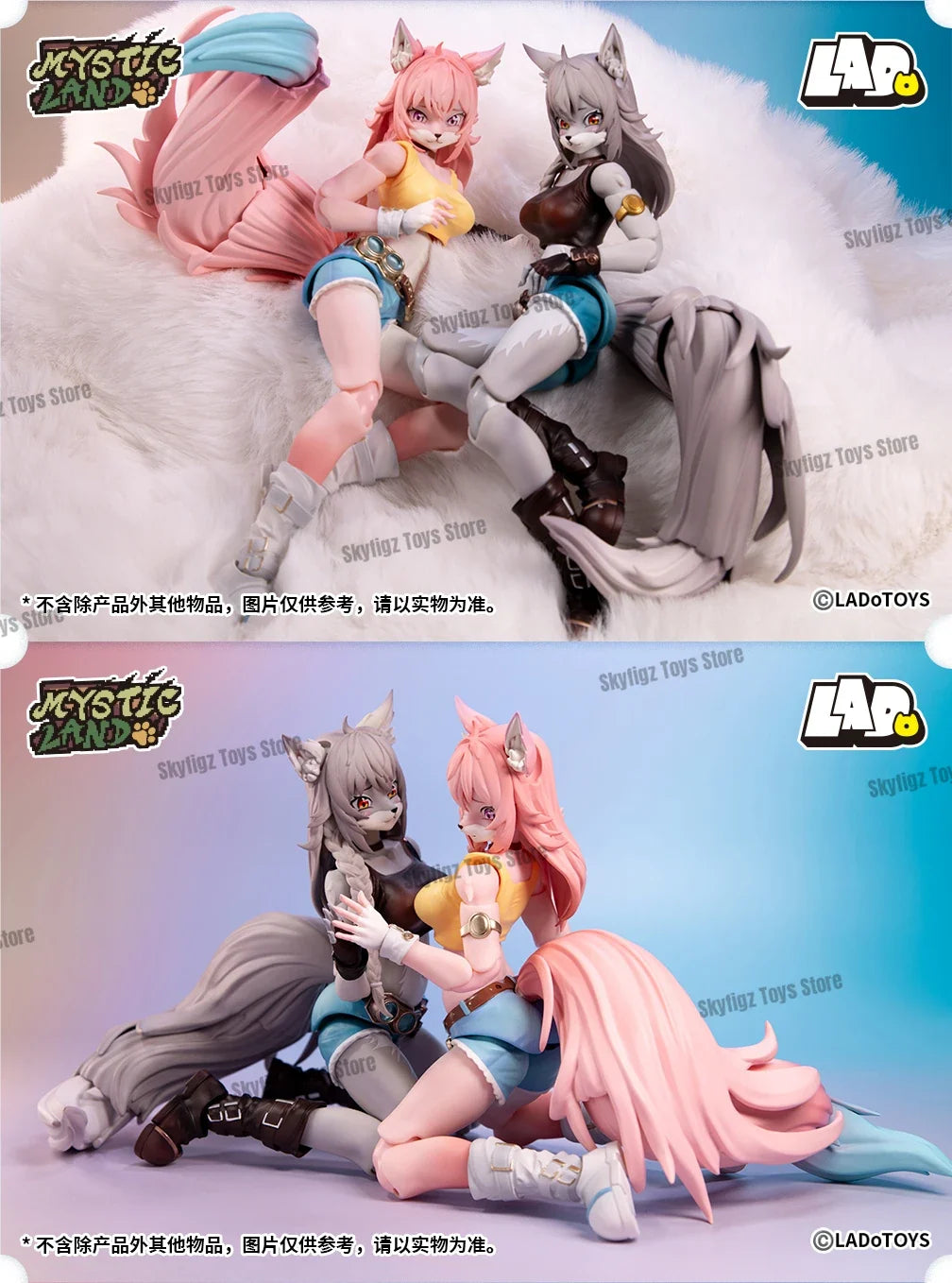 In Stock New Ladotoys Cat Tonya Action Figure Model Collect Herbs Calico Cat Girl Animation Original Model Toy Collection Gift