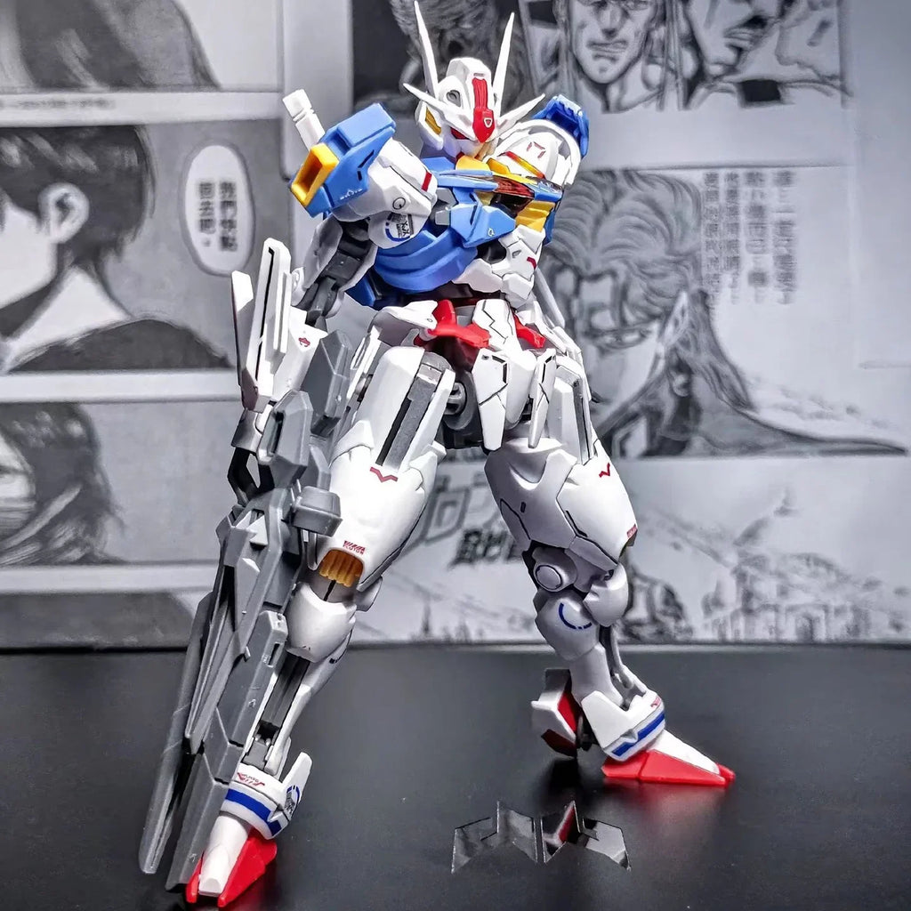 HG 1/144 Model Animation AERIAL Action Figure Assembled Model Toy Block Collection Accessories Children's Toys Gift