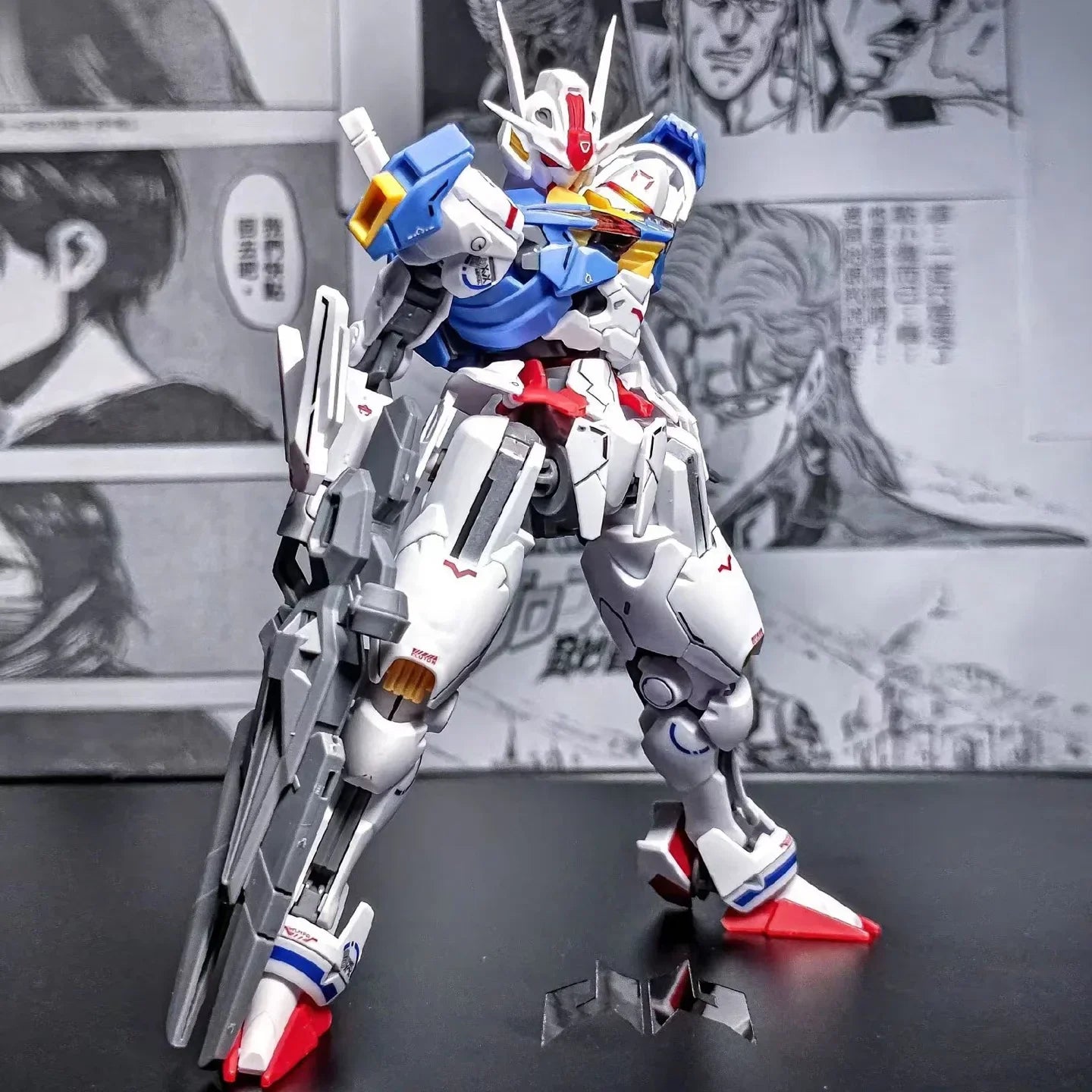 HG 1/144 Model Animation AERIAL Action Figure Assembled Model Toy Block Collection Accessories Children's Toys Gift