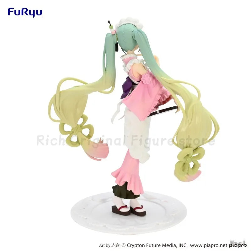 【In Stock】Original FuRyu Exc∞d Creative Figure SweetSweets Series Piapro Hatsune Miku-Matcha Ice Cream Sakura Pink-Anime Figure