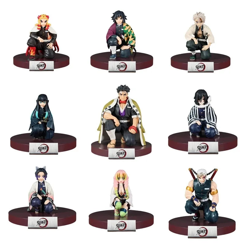 Original SEGA Demon Slayers Hashira Meeting Rengoku Kyoujurou Tokitou Muichirou Kanroji Mitsuri Giyuu Shinobu Anime Figures
