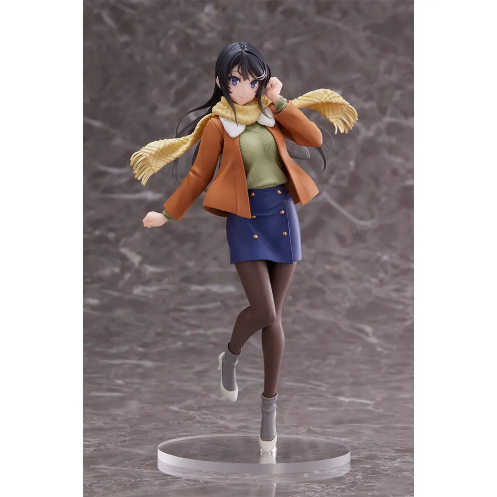18CM Anime Rascal Does Not Dream of Bunny Girl Senpai Figure Sakurajima Mai Stand Animation Model Toy Gift Collection Decoration