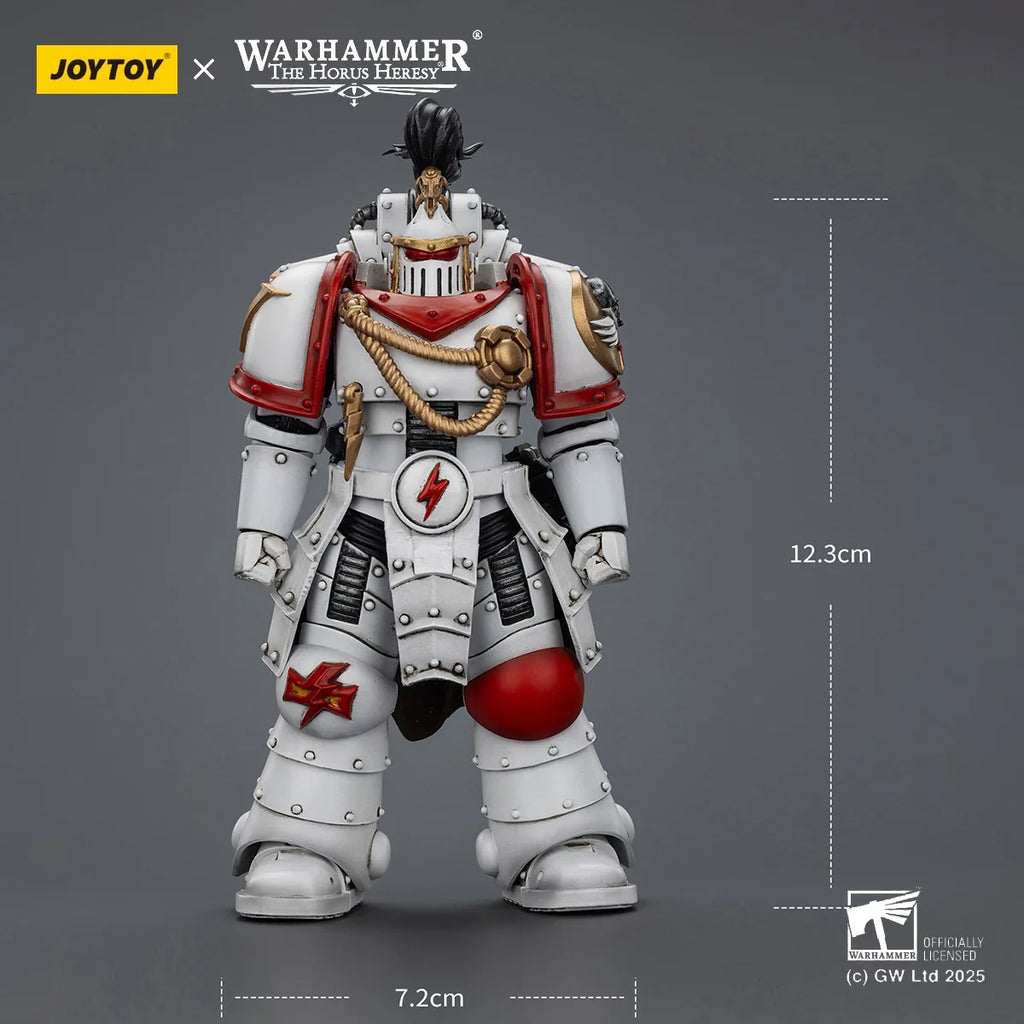 JOYTOY Warhammer 30K White Scars Action Figure 1/18 Legion Praetor Ebon Keshig Terminator Articulated Action Figurine Model Toys