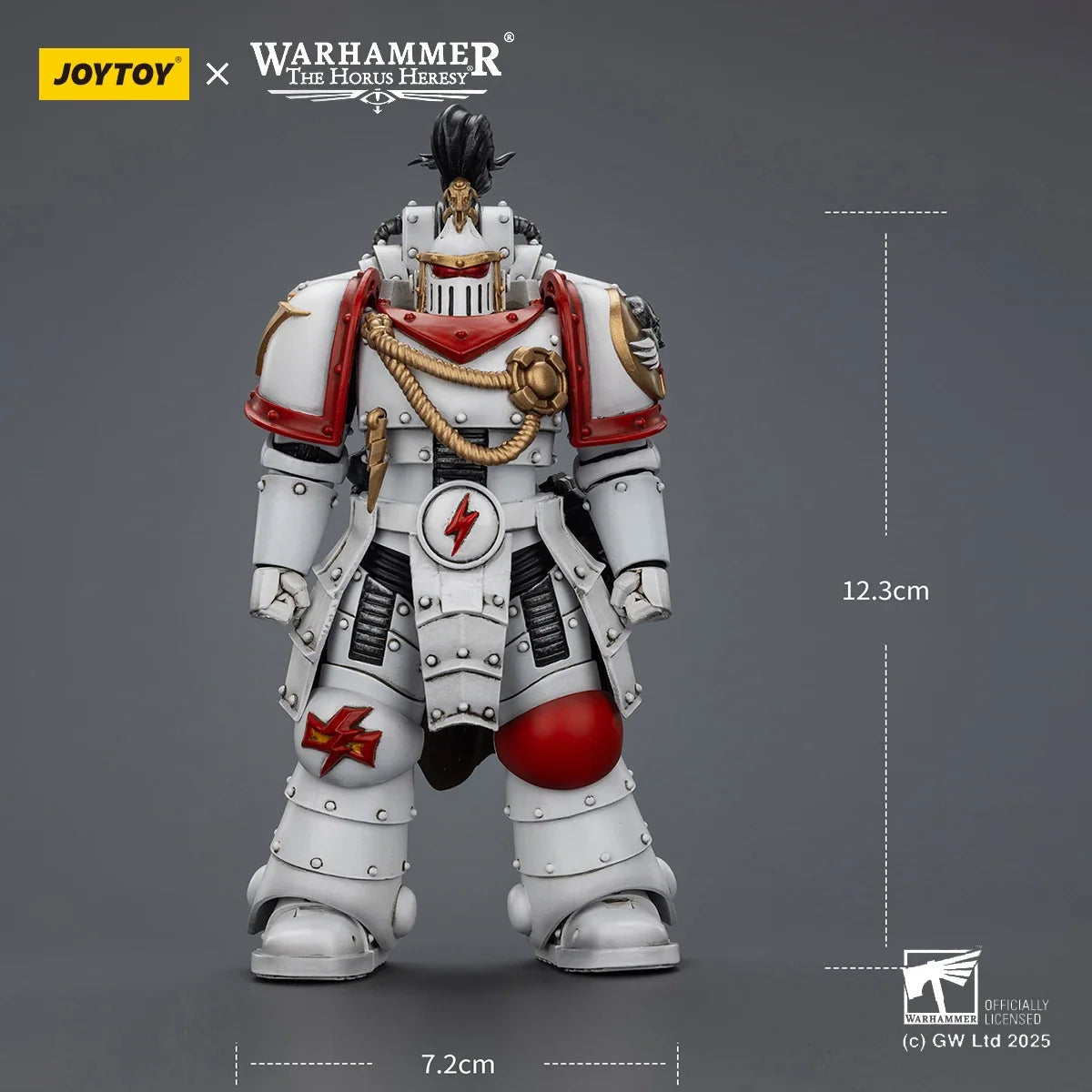 JOYTOY Warhammer 30K White Scars Action Figure 1/18 Legion Praetor Ebon Keshig Terminator Articulated Action Figurine Model Toys