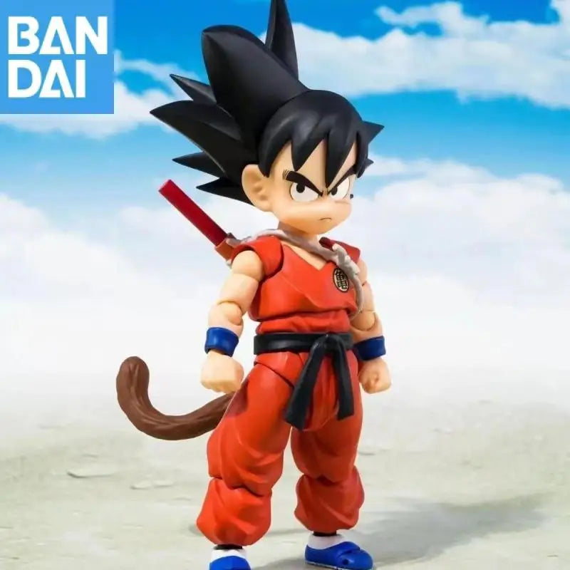 BANDAI DRAGON BALL TAMASHII NATIONS STORE S.H.Figuarts Son Goku INNOCENT CHALLENGER Action Figure Model Collector Figurine Toys