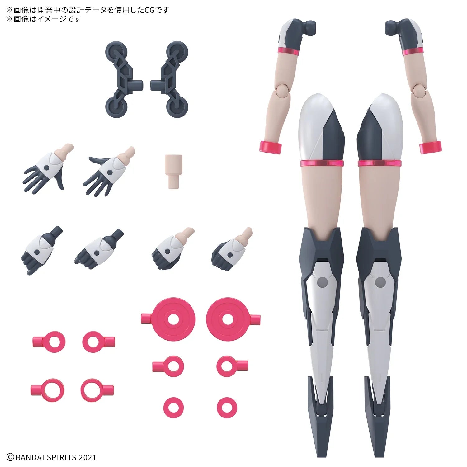Officially Licensed BANDAI 30 MINUTES SISTERS SIS-Y00 Shuremi Figure Anime Action Model 30MS Figure Genuine Toy