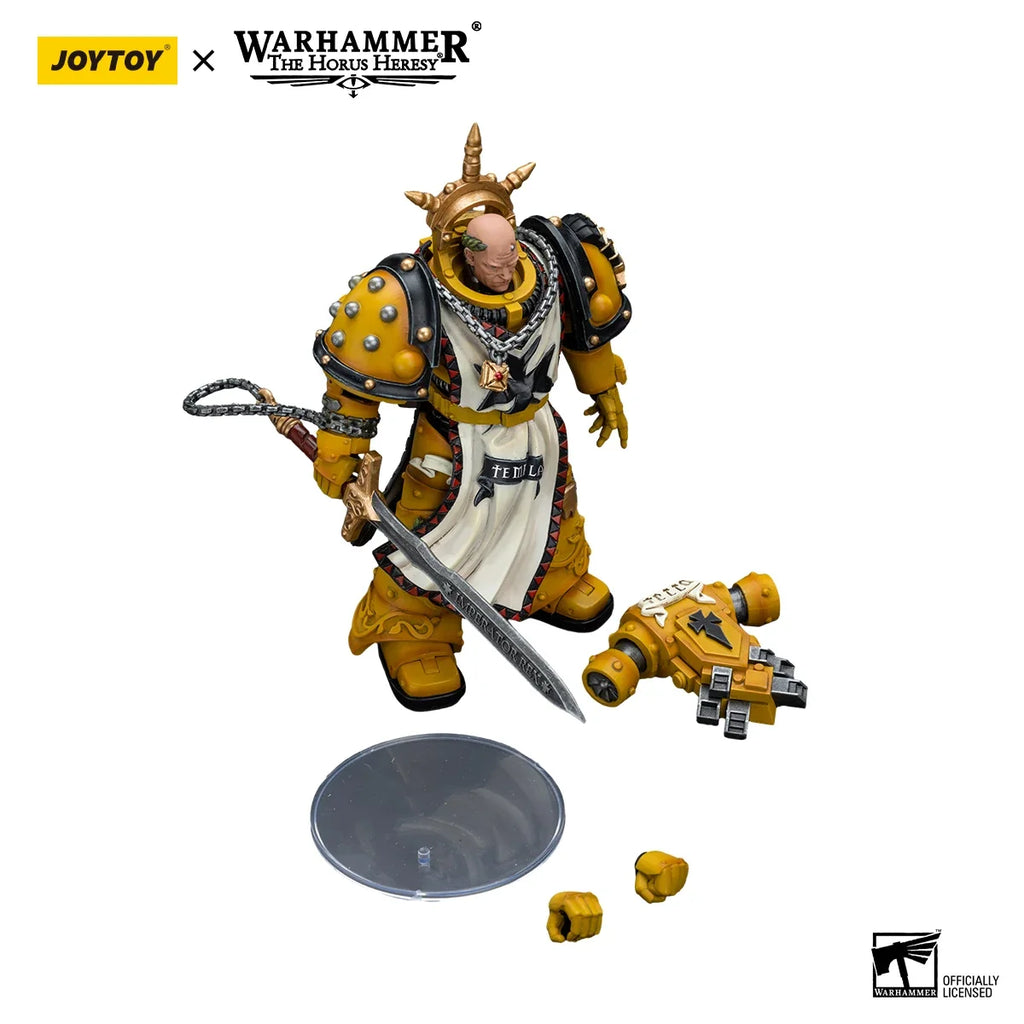 JOYTOY Warhammer 40k 1/18 Action Figures Anime 12.5cm Imperial Fists Sigismund First Captain of the lmperial Fists Model Toys